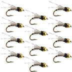 Beadhead Black 3 Dollar Dip Serendipity Nymph - 1 Dozen Flies Size 18