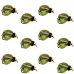 Bead Head LaFontaine Olive Deep Sparkle Caddis Pupa - 12Flies Size 14