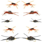 Basics Collection - Kaufmanns Stonefly Assortment - 10 Flies Sizes 4-12