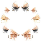 Basics Collection - Elk Hair Caddis Assortment - 10 Flies - Sizes 12-18
