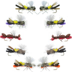 Basics Collection - Parachute Chernobyl Ant Assortment - 10 Flies Size 10