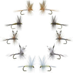 Basics Collection - Classic Dry Fly Assortment - 10 Flies - Sizes 12-16