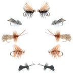 Basics Collection - Caddis Dry Fly Assortment - 10 Flies - Sizes 12-18