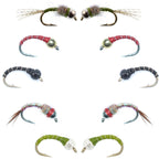 Basics Collection - Bead Head Midge Nymphs 10 Flies Sizes 14-18