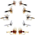 Basics Collection - Wulff Fly Assortment - 10 Flies - 5 Patterns - Sizes 10-14