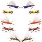 Basics Collection - Chernobyl Ant Hopper Fly Assortment - 10 Flies Size 10