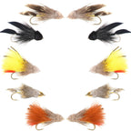 Basics Collection - Muddler Minnow Streamers - 10 Flies - Size 4 and 6