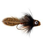 Big Eye Brown Sculpin Streamer Flies - Set of 4 - Hook Size 2