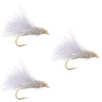 3 Pack CDC Baetis Emerger BWO Wet Fly Fishing Flies - Hook Size 18