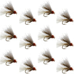 Tan CDC Caddis Emerger 12 Flies Hook Size 14