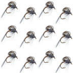 CDC Loop Wing Adams Emerger Fly 12 Flies - Hook Size 16