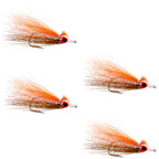 Clousers Deep Minnow Sunfish Streamer- 4 Saltwater - Bass Flies - Size 1/0