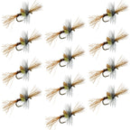 Pale Morning Dun PMD Cripple Mayfly 12 Flies Hook Size 18