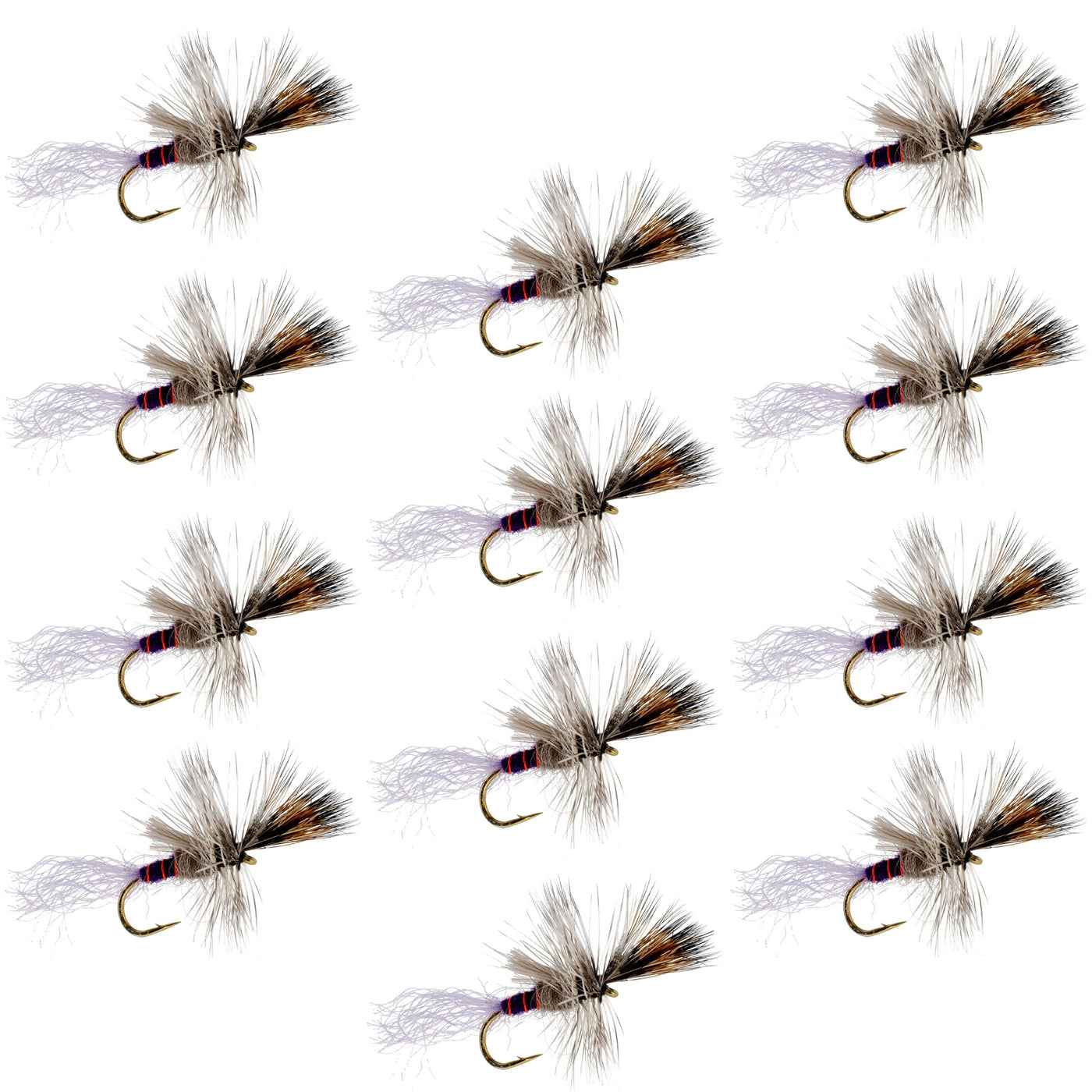 Purple Haze Cripple Mayfly  12 Flies Hook Size 18