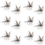 Dark Hendrickson Classic Dry Fly - 12 Flies Size 16