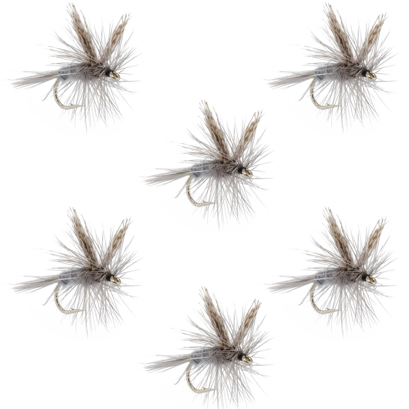 Dark Hendrickson Classic Dry Fly - 6 Flies Size 14
