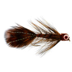 3 Pack Whitlock Near Nuff Sculpin Brown Streamer Flies Size 4