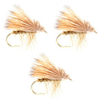 Barbless Yellow Elk Hair Caddis Classic Trout Dry Flies