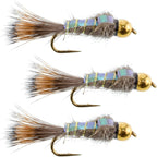 Gold Bead Head Flash Back Gold Ribbed Hare's Ear Nymph