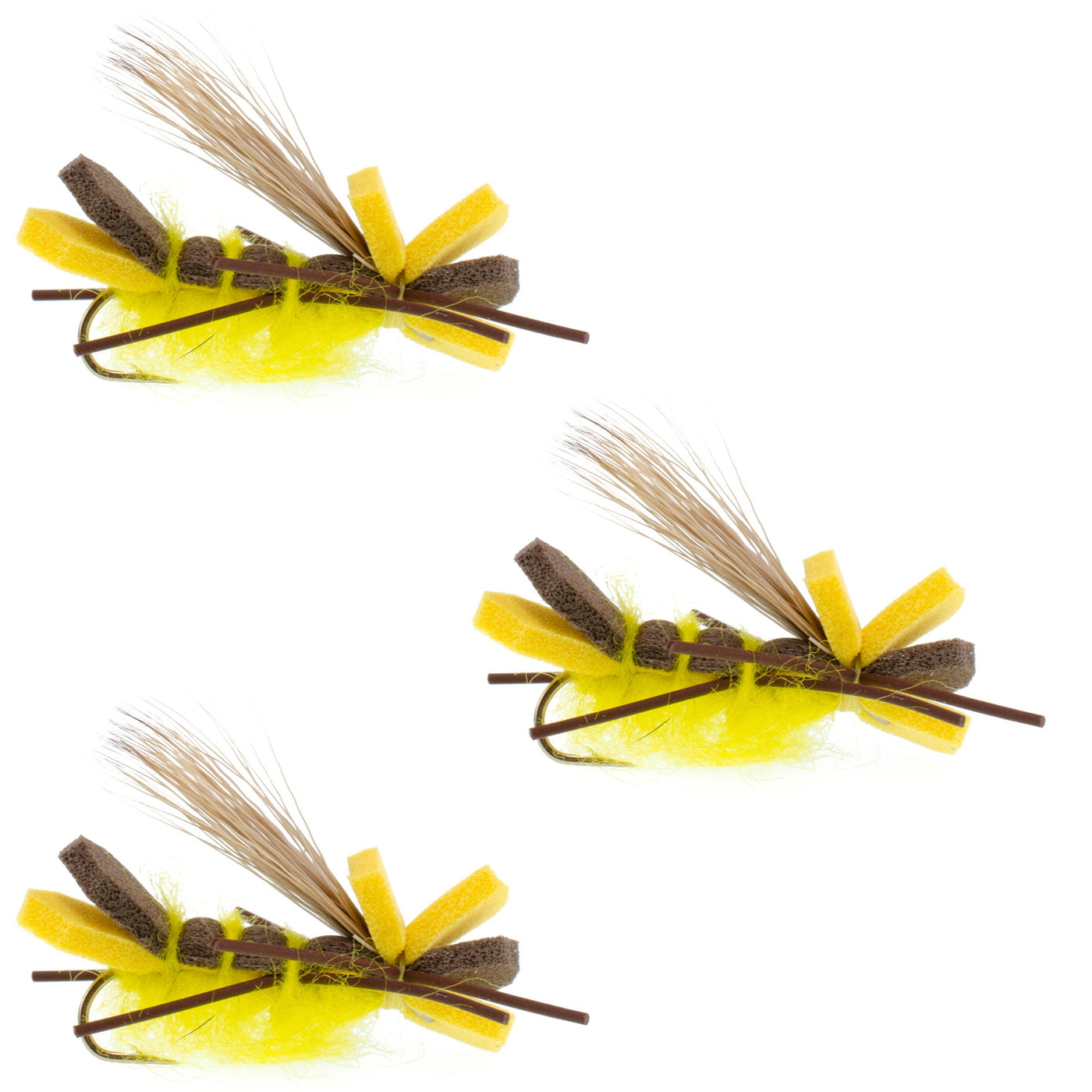 Yellow Godzilla Hopper Foam Grasshopper