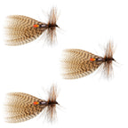 3 Pack Hornberg Special Streamer or Dry Fly - Hook Size 8