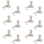 Parachute Light Cahill Classic Trout Dry Fly Fishing Fly - 1 Dozen Hook Size 16