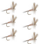 Light Hendrickson Classic Dry Fly - 6 Flies Size 18