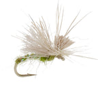 Olive Missing Link Caddis or Mayfly Flies Hook 12 Flies Size 18