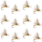Yellow Sally Missing Link Stonefly -12 Flies Hook Size 14
