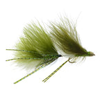 3 Pack Circus Peanut Envy Articulated Streamers Olive/White - Size 6