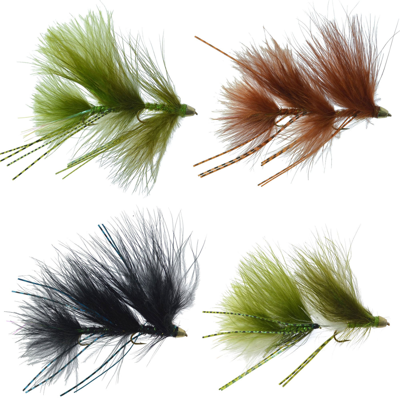 Circus Peanut Envy Articulated Streamers- 4 Colors - 4 - Size 6