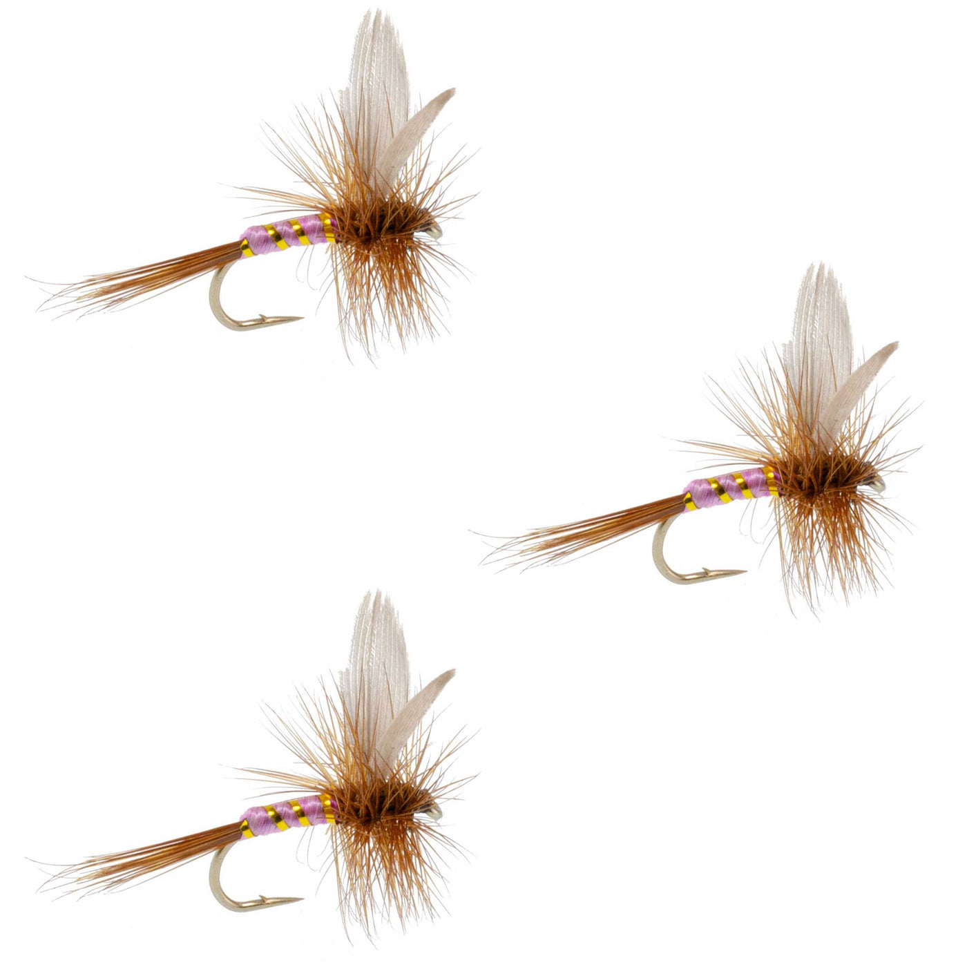 3 Pack Pink Lady Classic Dry Fly - Size 14
