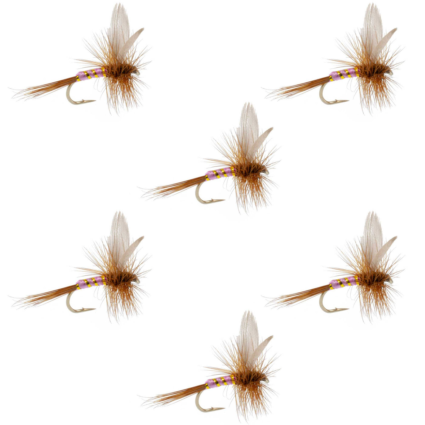 Pink Lady Classic Dry Fly - 6 Flies Size 18