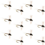 Z-Lon Wing Trico Spinner Kapok Body Hook 12 Flies Size 20
