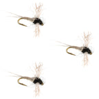 3 Pack Z-Lon Wing Trico Spinner Kapok Body Flies Size 22