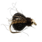 Bead Head LaFontaine Black Deep Sparkle Caddis Pupa - 12 Flies Size 18