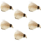 Bead Head LaFontaine Tan Deep Sparkle Caddis Pupa - 6 Flies Hook Size 18