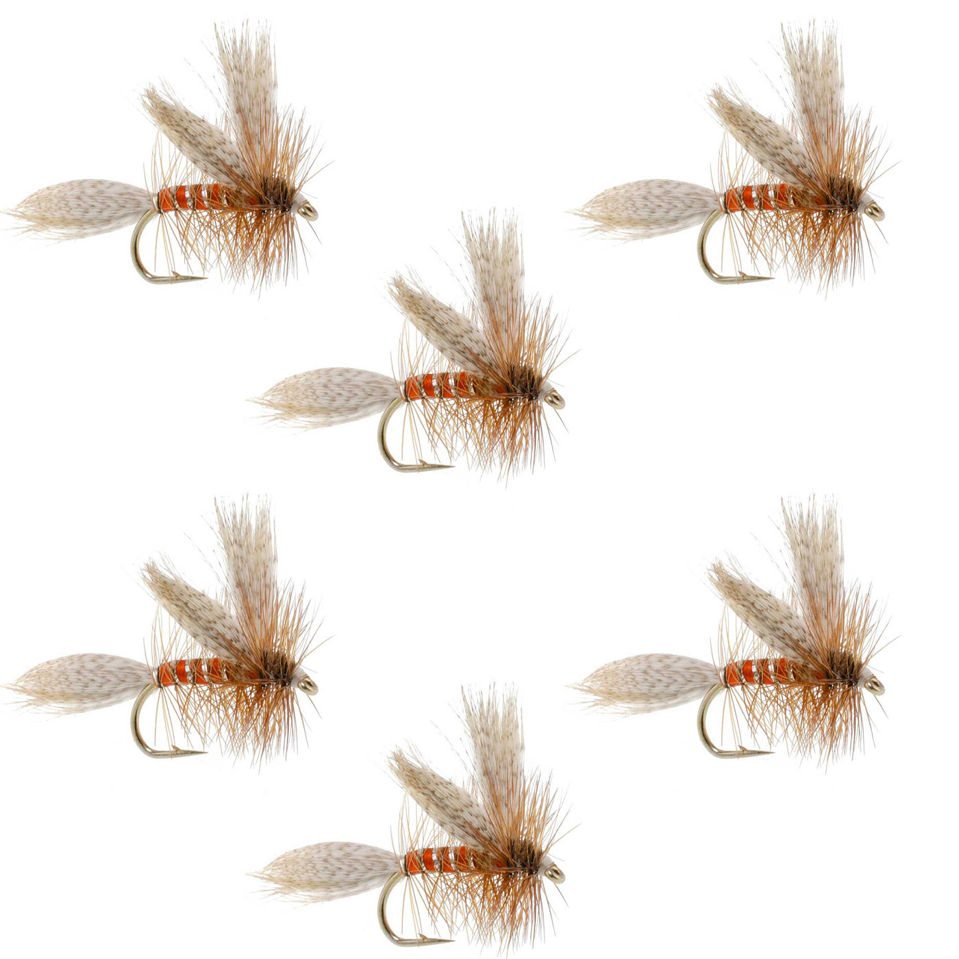 Queen Of The Waters Classic Dry Fly - 6 Flies Size 14