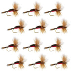 Royal Humpy Classic Hair Wing Dry Fly - 12 Flies Hook Size 14