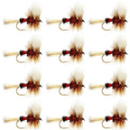 Royal Wulff Classic Trout Dry Fly Fishing Flies - 12 Flies Size 8