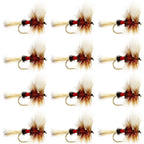 Royal Wulff Classic Trout Dry Fly Fishing Flies - 12 Flies Size 10