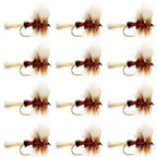 Royal Wulff Classic Trout Dry Fly Fishing Flies - 12 Flies Size 16
