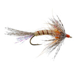 3 Pack Orange Shakey Bealy Fall Soft Hackle Wet Fly - Hook Size 10
