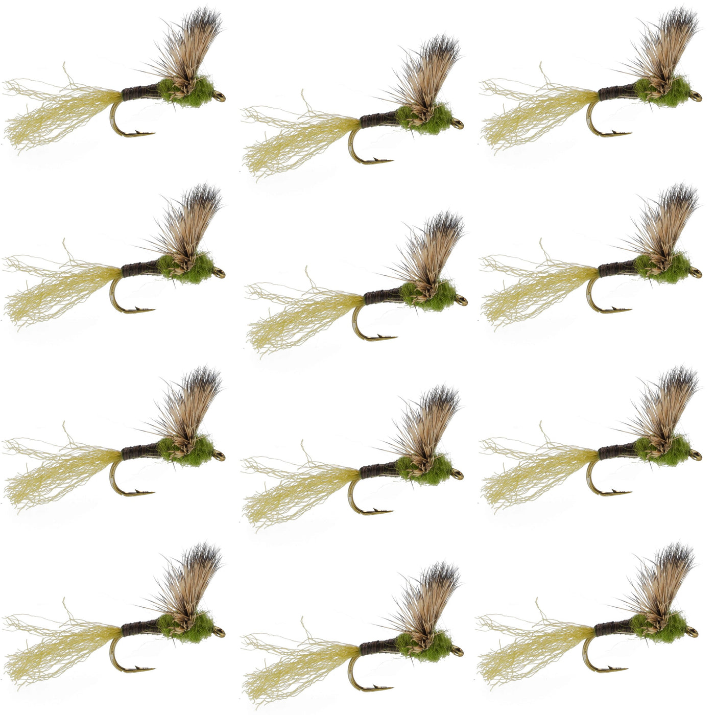 Sparkle Dun Baetis Mayfly - 12 Flies Hook size 18