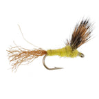 3 Pack Sparkle Dun Pale Morning Dun PMD Yellow Body Mayfly Hook Size 14
