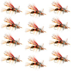 Kaufmann's Royal Crystal Stimulator Rubber Legs Dry Fly - 1 Dozen Flies Hook Size 16