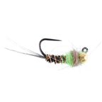 Tungsten Soft Hackle Pheasant Tail Tactical Euro Jig - 6 Flies Size 14