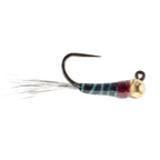 Tungsten Black Perdigon Tactical Jig Czech Euro Nymph - 12 Flies Size 14