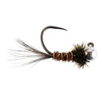 3 Pack Tungsten Pheasant Tail Tactical Jig Euro Nymphing Fly - Hook Size 16