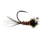 3 Pack Tungsten Pheasant Tail Tactical Jig Euro Nymphing Fly - Hook Size 12